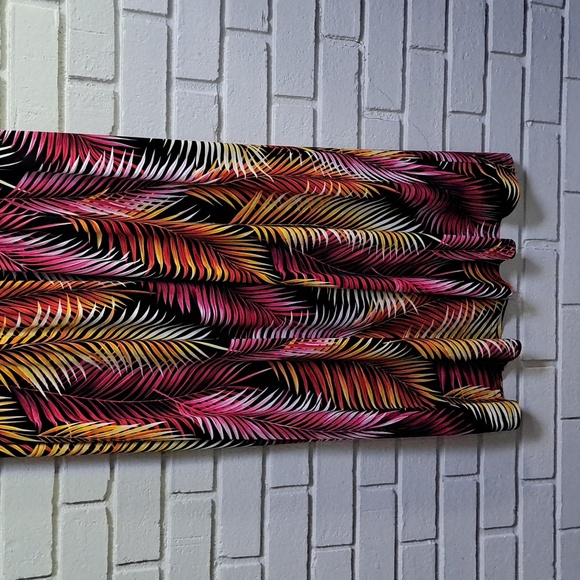 Notations Multicolor Vibrant Tropical Sleeveless Maxi Dress. Size 3X - Picture 3 of 9